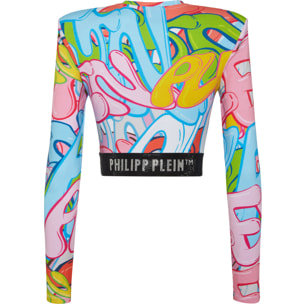 PHILIPP PLEIN Camiseta Cuello Redondo BOMBING GRAFFITI