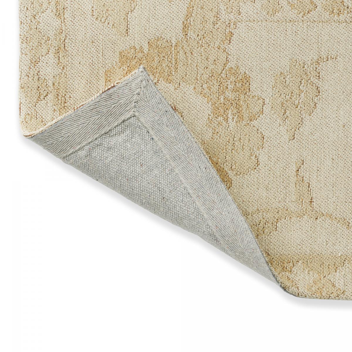 Tapis salon et chambre fait main en coton motif floral CHICDOUB