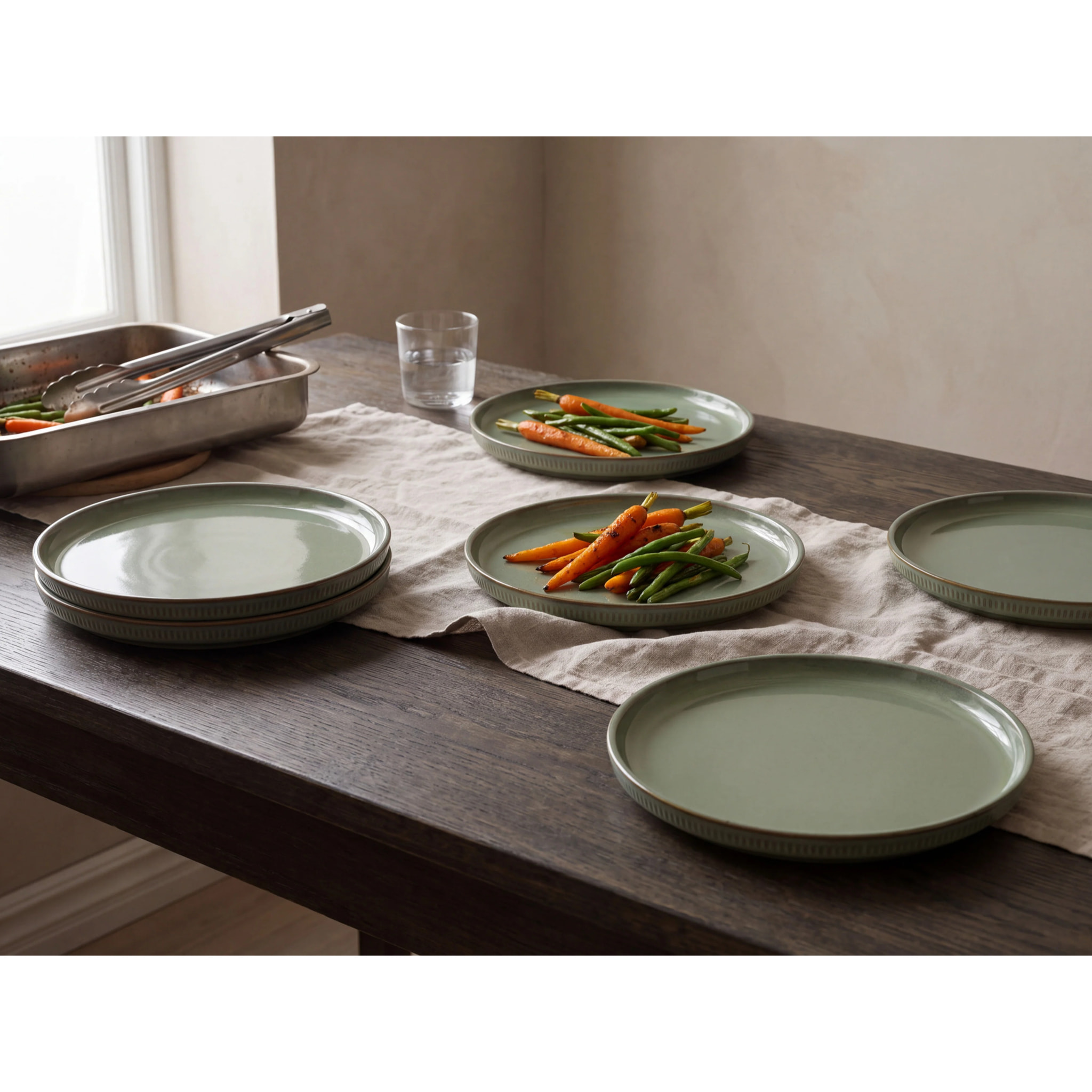 Assiette Ø26cm - 6 pièces - collection REED - Forest