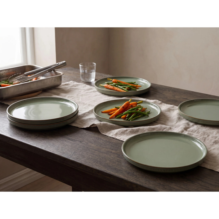 Assiette Ø26cm - 6 pièces - collection REED - Forest