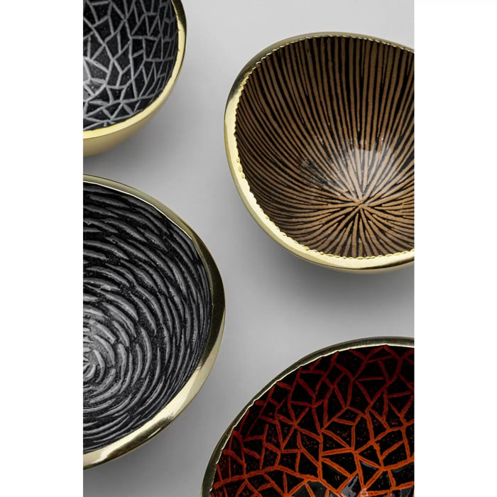 Coupes Samba Crackle set de 4 Kare Design