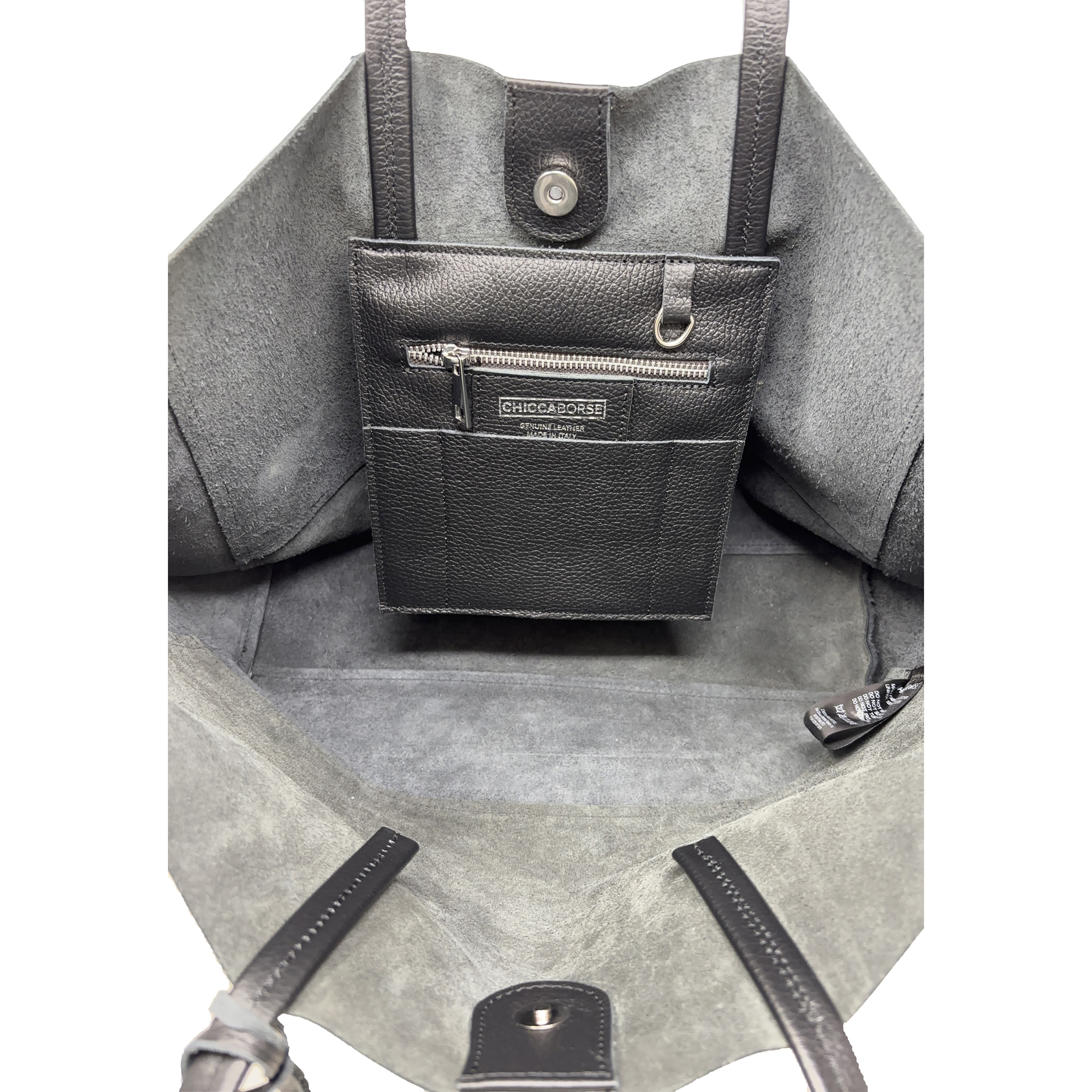 Borsa a Mano Shopper a Spalla da Donna in Pelle Dollaro