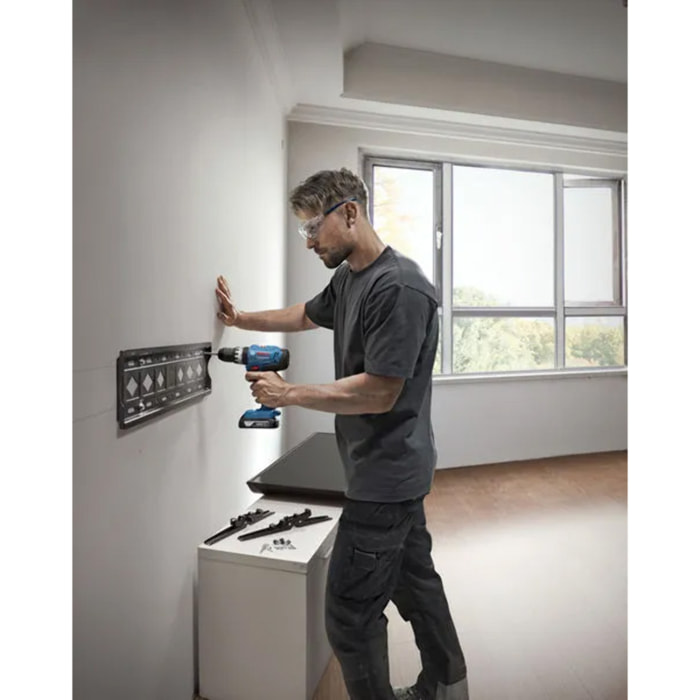 Perceuses-visseuses à percussion sans-fil PRO GSB 18V-25 - BOSCH - avec 2 batteries 2Ah - chargeur - L-Boxx - 06019K9302