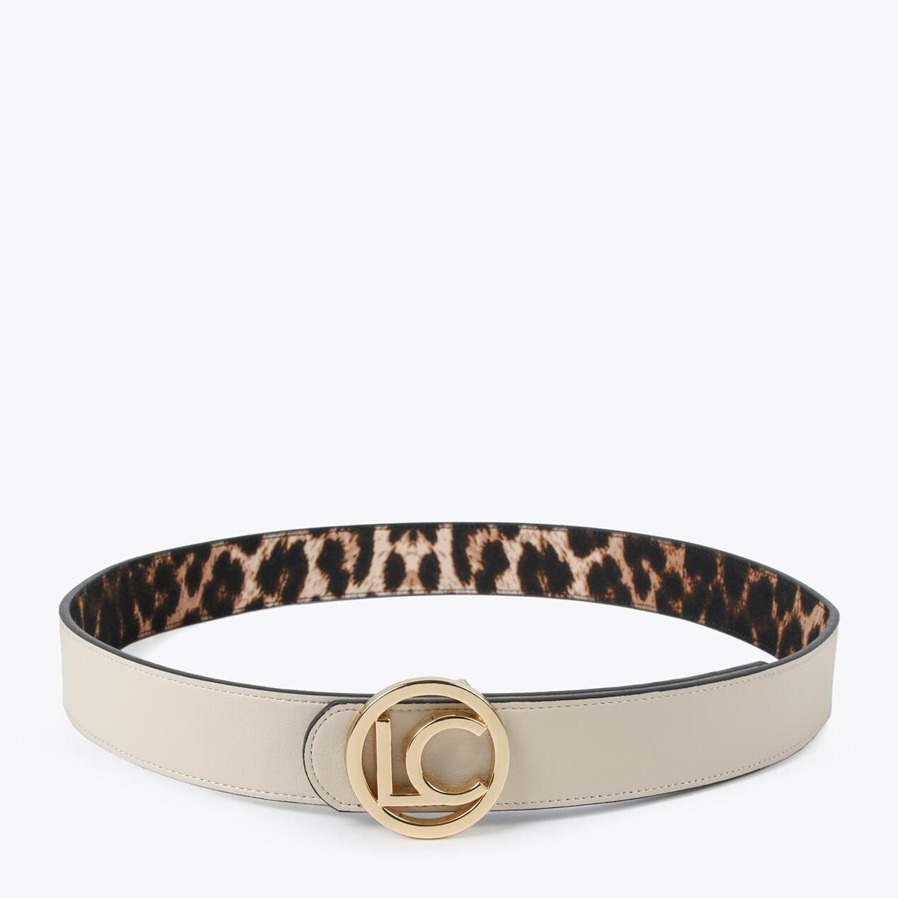 Cintura double face stampa animalier LC