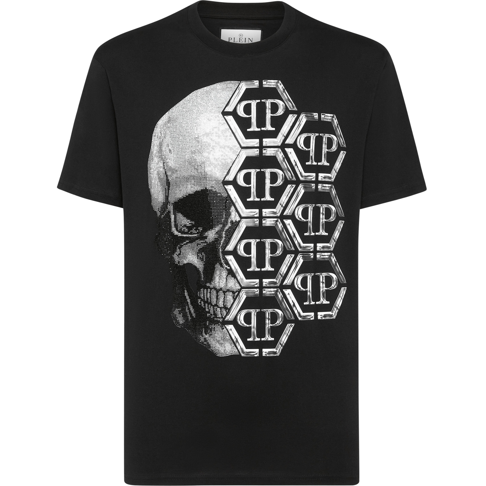 PHILIPP PLEIN Camiseta Cuello Redondo HEXAGON