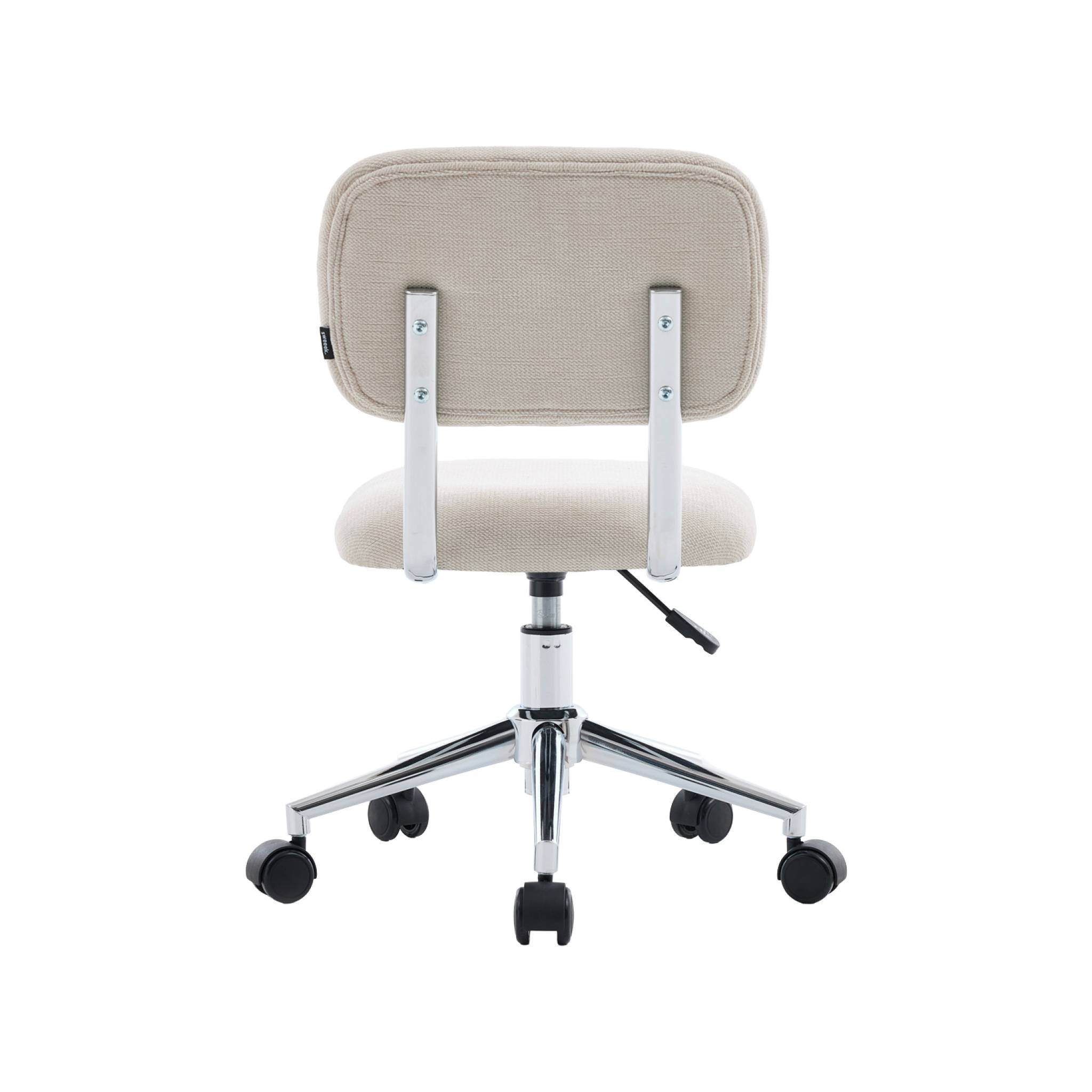 Chaise de bureau enfant à roulettes ajustable tissu chenille AMORY KID