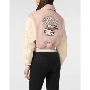 PHILIPP PLEIN Leather Bomber DUCK