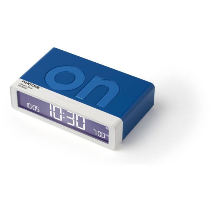 Réveil LEXON x Pantone Flip Classic Bleu