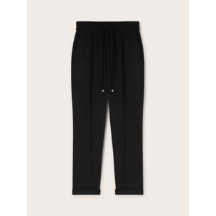 Motivi - Joggers fluidi in scuba - Nero