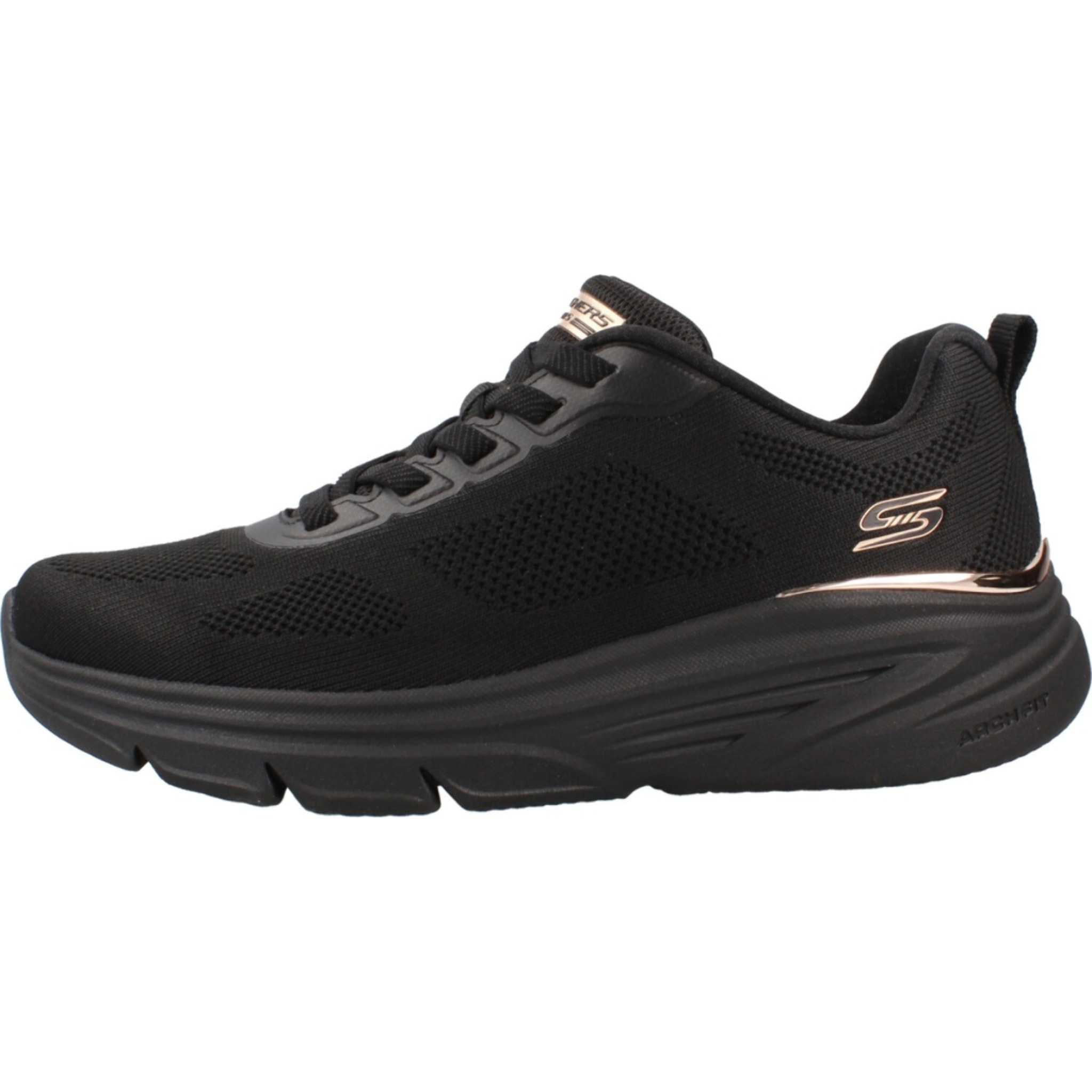 Sneakers De  Mujer Bobs Arch Fit Elev8 Negro
