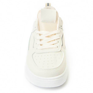 Sneaker De Plataforma - Beige - Altura: 4 Cm