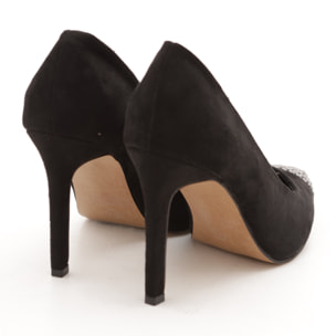 DECOLLETE' ALTA BORCHIE NERO