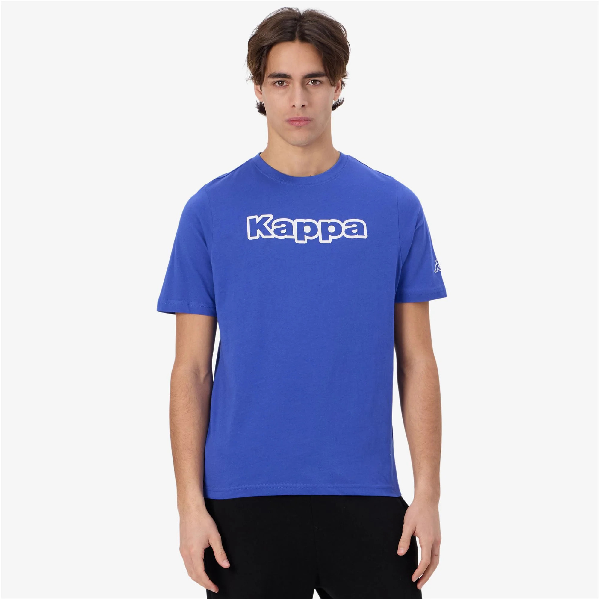 Kappa - Camisetas y tops Hombre Azul - Logo Fromen