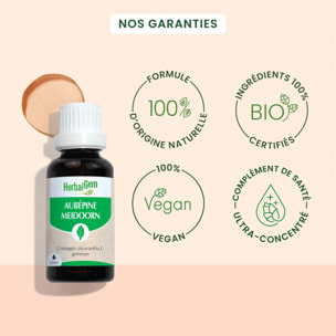 Herbalgem- Bourgeon d'Aubépine - Bio - 30 ml