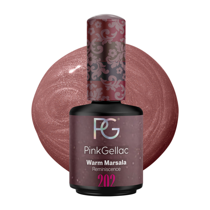 Vernis semi-permanent - 202 Warm Marsala - 15 ml