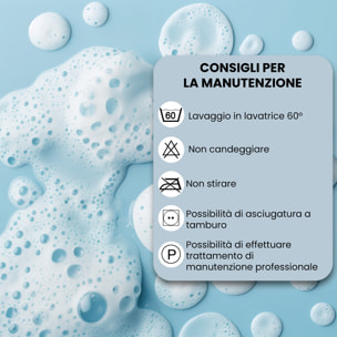 PARURE COPRIPIUMINO WATER WASHED MATRIMONIALE