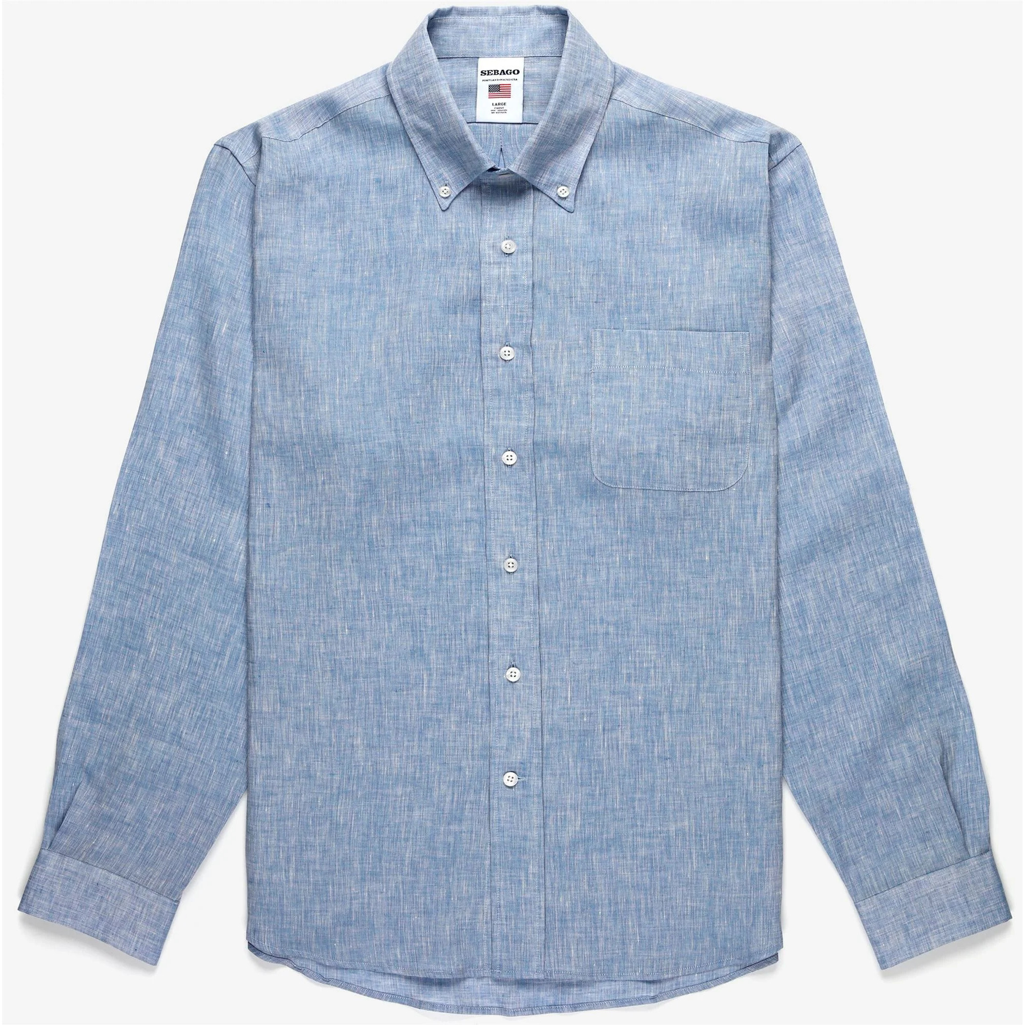 Camicie Sebago Uomo Donna Blu OSBORN