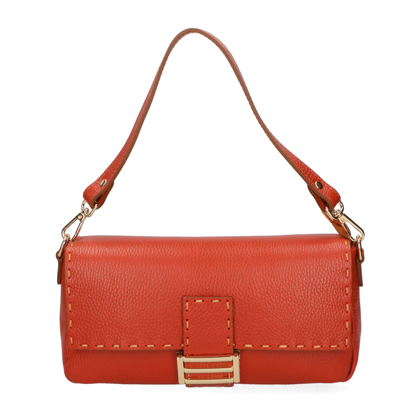 Borsa a spalla da Donna Wally in Vera Pelle Made in Italy 29x13x9 cm