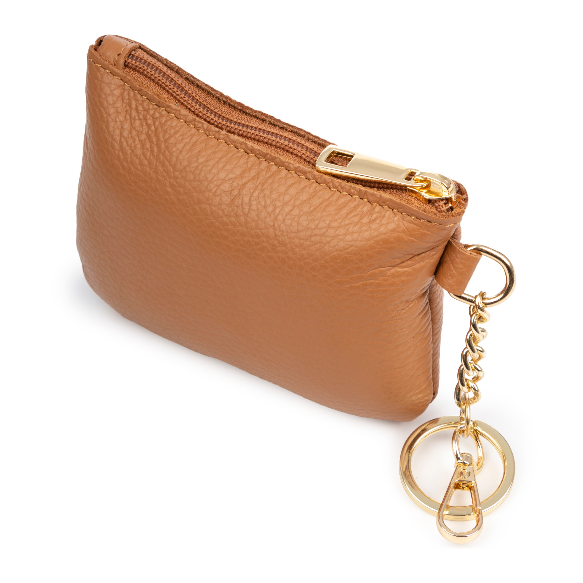 Bellosguardo Monedero Mujer. De piel auténtica acabado Dollaro con detalles metálicos.