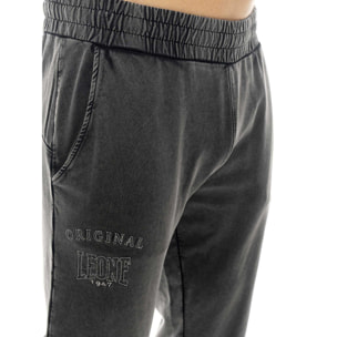 Pantalone da uomo non garzato in tessuto lavato Leone Old Wash