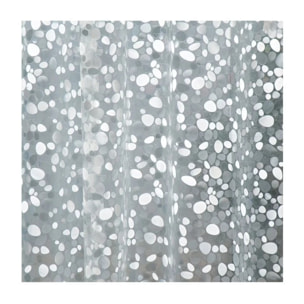 Rideau de douche EVA ODENSE 180x200cm QUALIà PREMIUM Transparent  -Anneaux inclus MSV