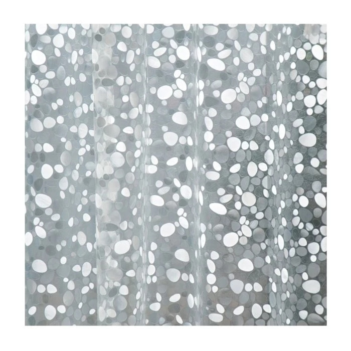Rideau de douche EVA ODENSE 180x200cm QUALIà PREMIUM Transparent  -Anneaux inclus MSV