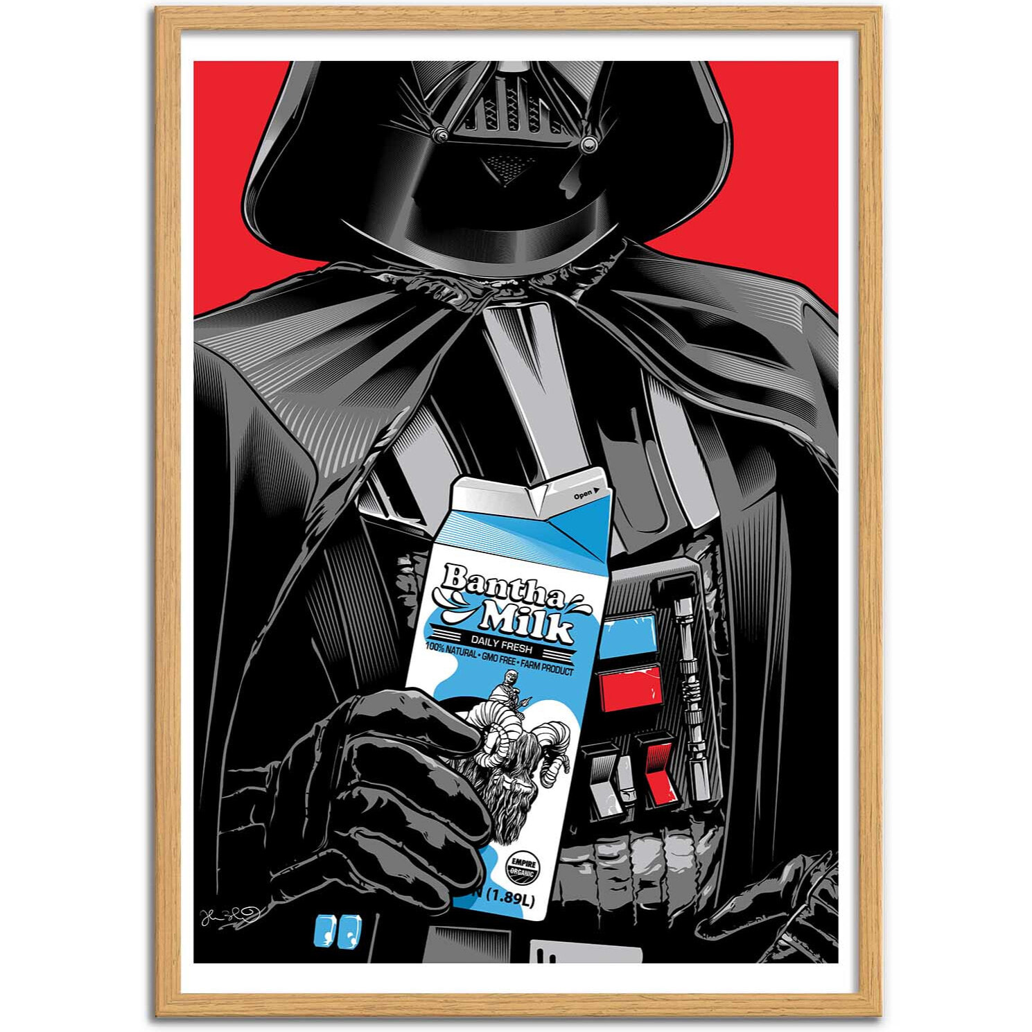 Affiche - Darth Vader - Joshua Budich