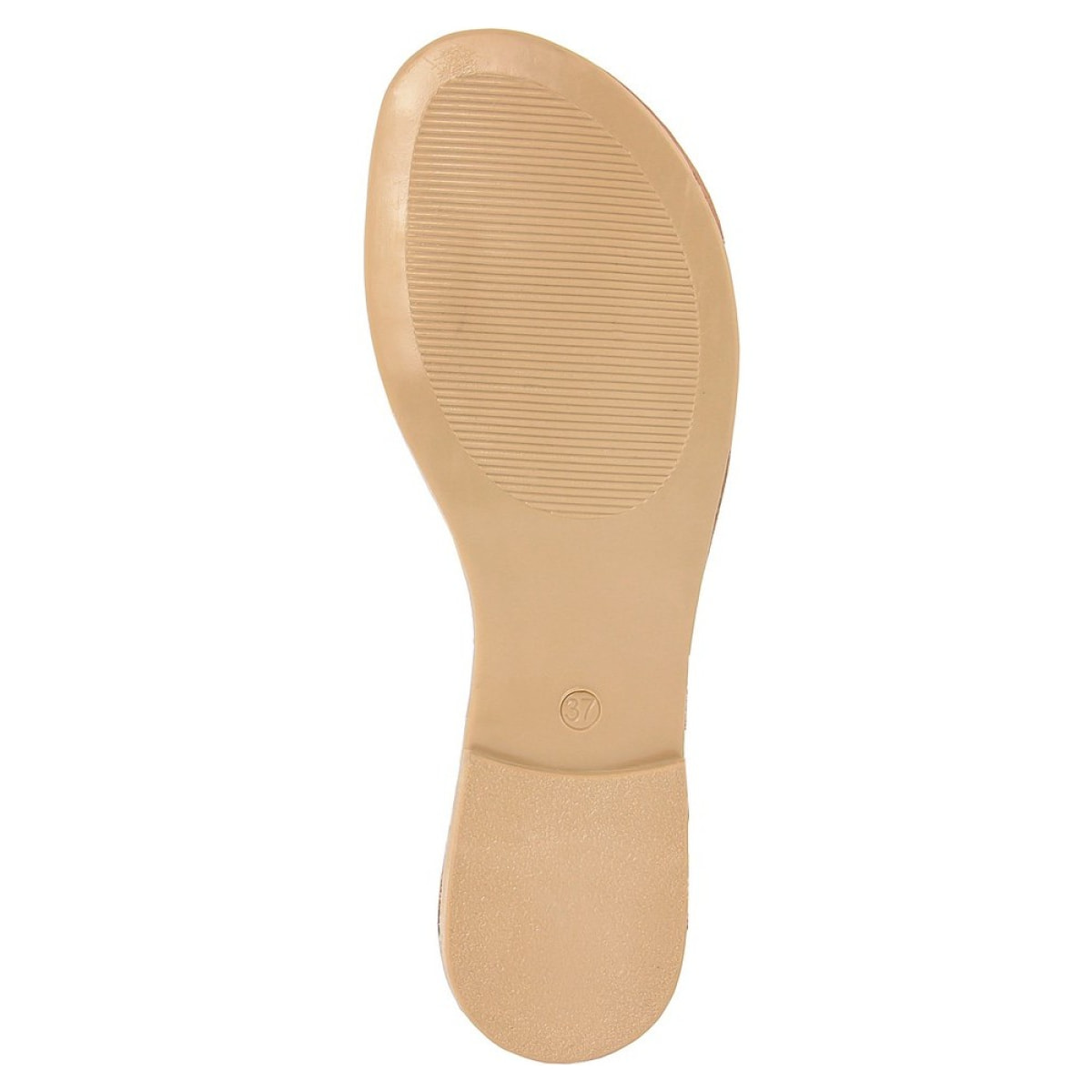 Sandali Flat Made in Italy in pelle colore Rosa, Altezza tacco 1,2 cm