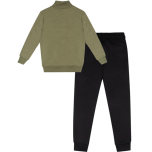 Tuta invernale da bambino con colletto e zip 'Italy'