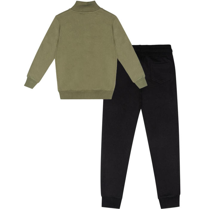 Tuta invernale da bambino con colletto e zip 'Italy'