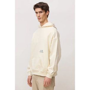 SUDADERA CON CAPUCHA UNIVERSAL BLANCO ROTO