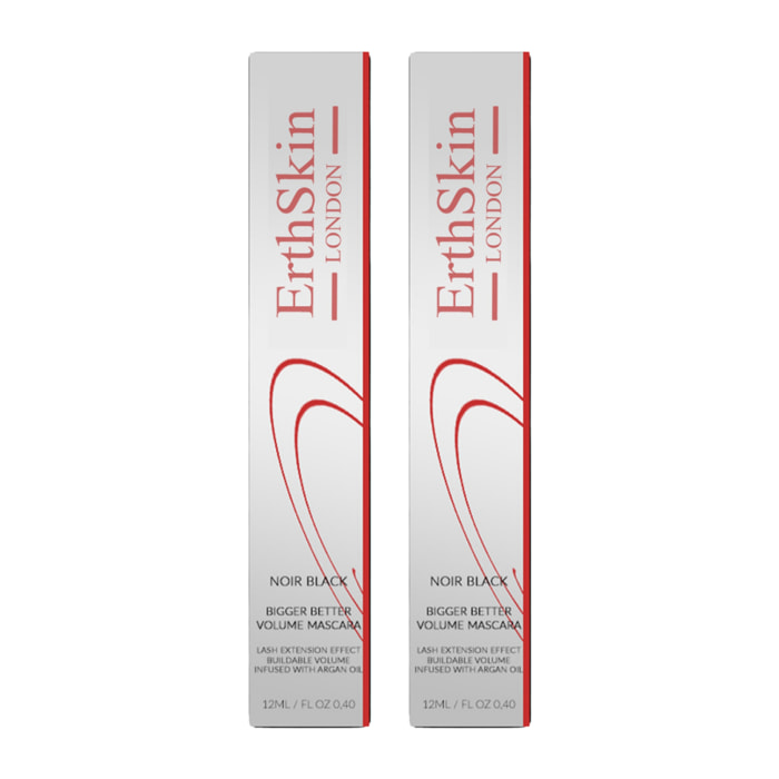 2 máscaras de pestañas Better Bigger Volume 12 ml