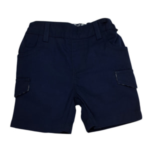 BERMUDA POPELINE BLU