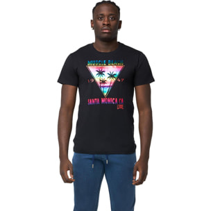 Camiseta Leone Beach de manga corta estampada