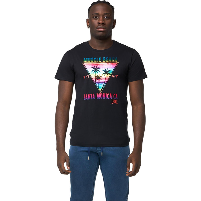 Camiseta Leone Beach de manga corta estampada