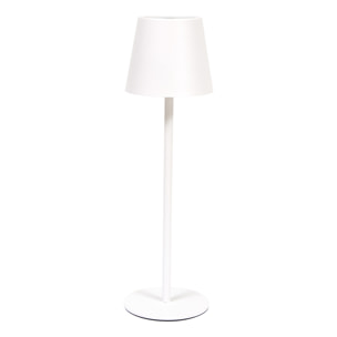 Lampe à poser extérieure LED rechargeable - Blanc