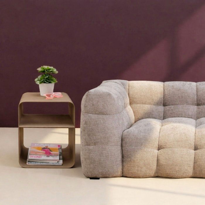 Table d'appoint Lounge taupe Kare Design