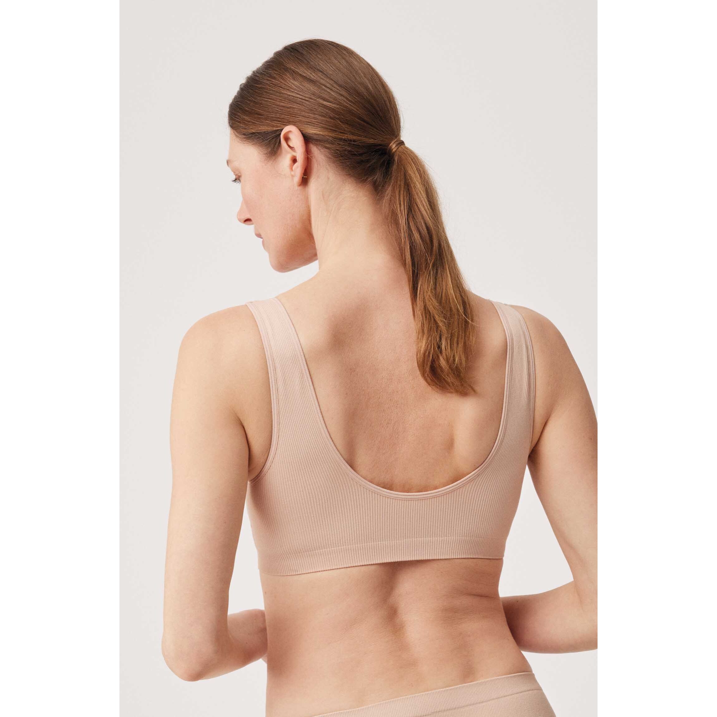 Reggiseno imbottito senza ferretto beige