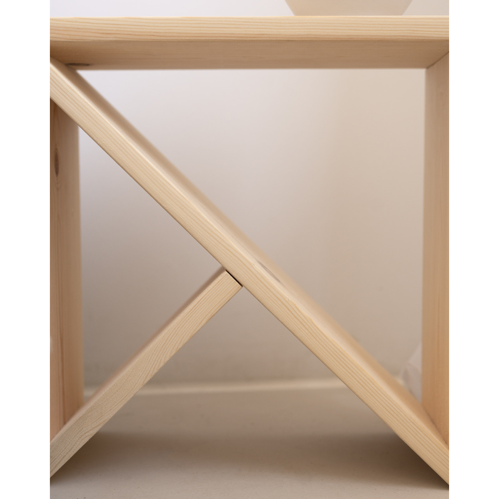 Pack 2 tables en bois massif ton naturel en différentes tailles