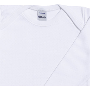 Body bebé manga larga cuello topos