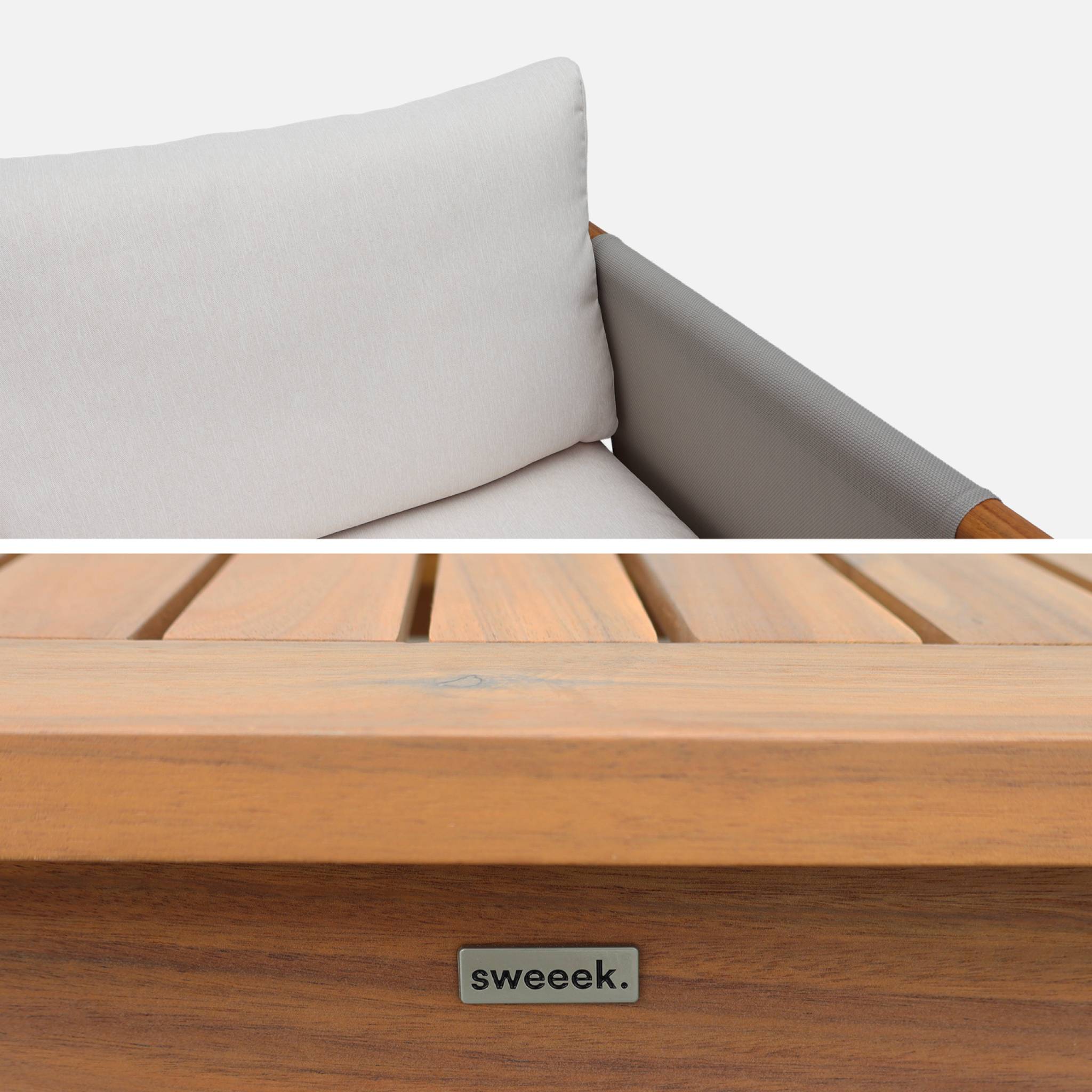 Salon de jardin bois d'acacia 4 places KOA