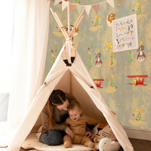 Carta da Parati Ufficiale Il Piccolo Principe Libro Vintage