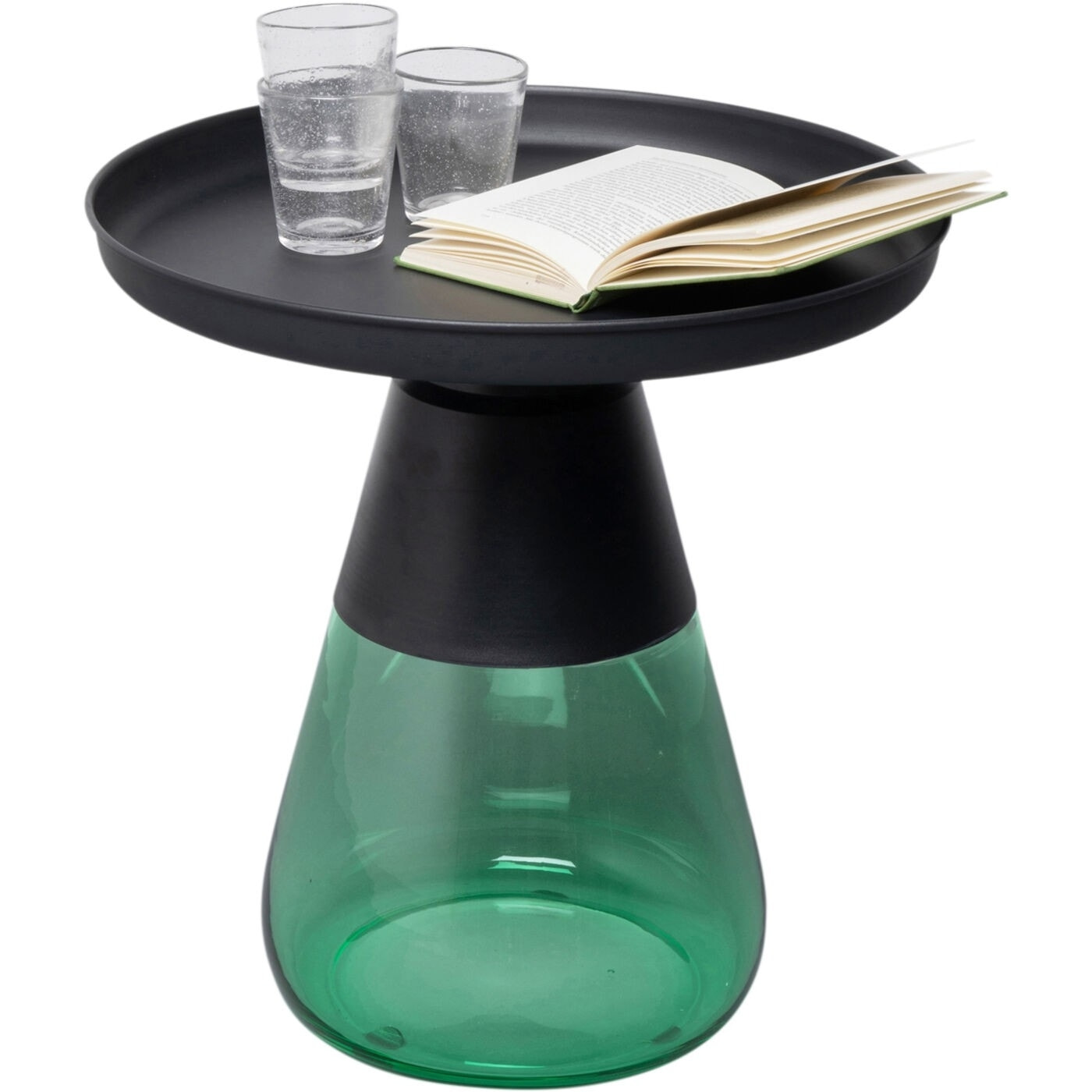 Table d'appoint Bottiglia 50cm verte Kare Design