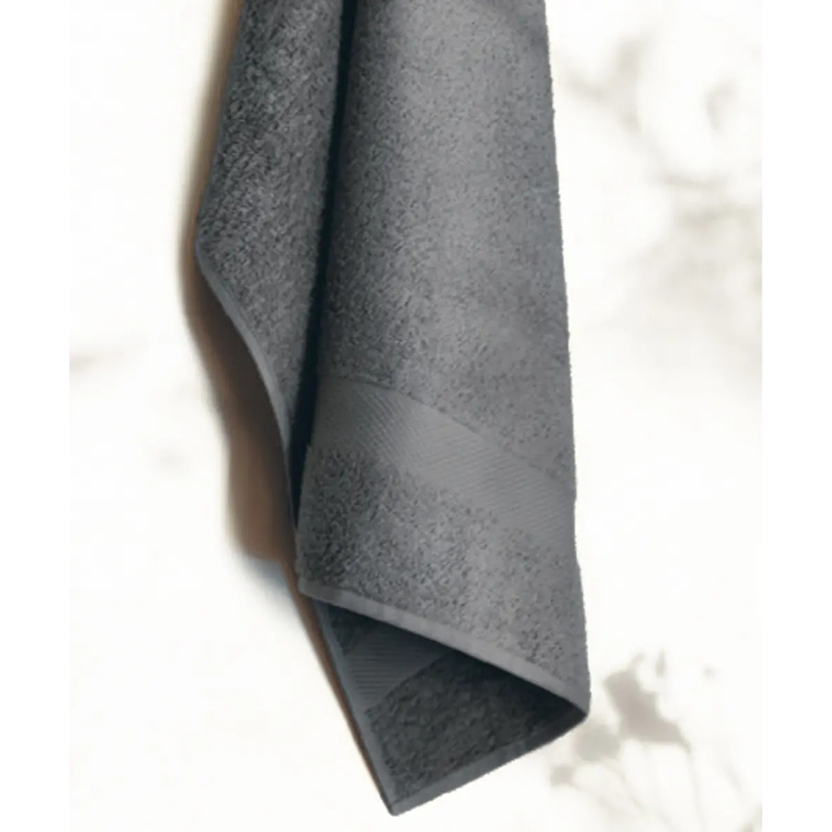 Set 3 asciugamano spugna cotone 100% Made in Italy. Ospite + Salvietta + Telo. Colore GRIGIO SCURO