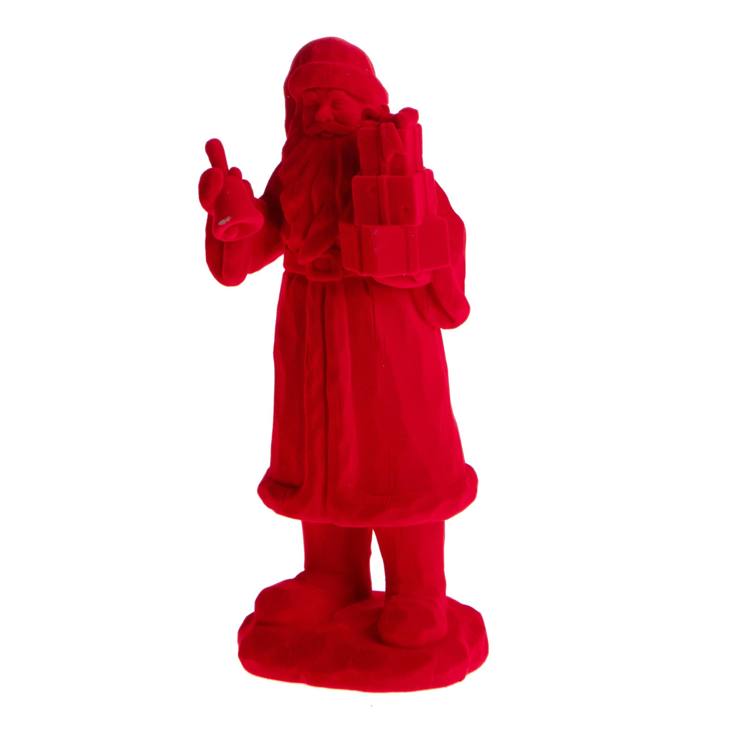 Babbo natale con pacco dono - Pezzi 2 - ROSSO - Bianchi Dino SpA