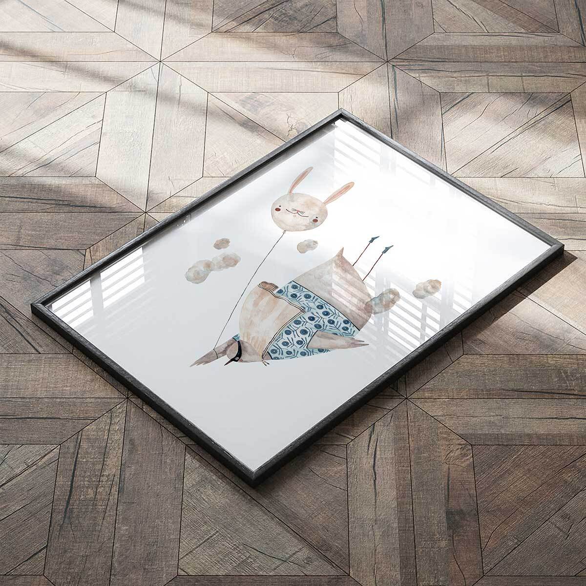 Affiche enfant oiseau heros  Affiche seule