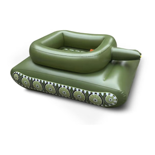 DAM Tanque flotador con pulverizdor cañon de agua. 155x112cm. 155x112x61 Cm. Color: Verde Militar