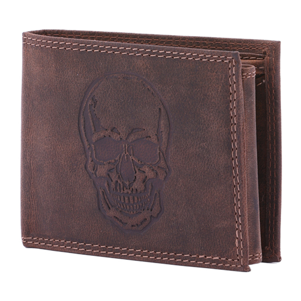 Portafoglio  da uomo In Vera pelle Made in Italy 9,5x12,5x2,5 cm