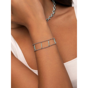 Pulsera Blue Habana Acero