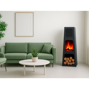 Estufa eléctrica piramidal para interior CHE-730 PURLINE